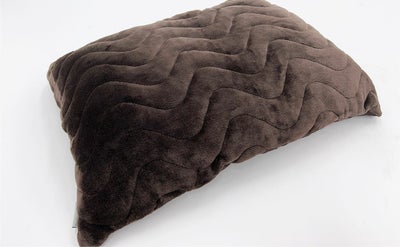 枕パッド　ブラウン